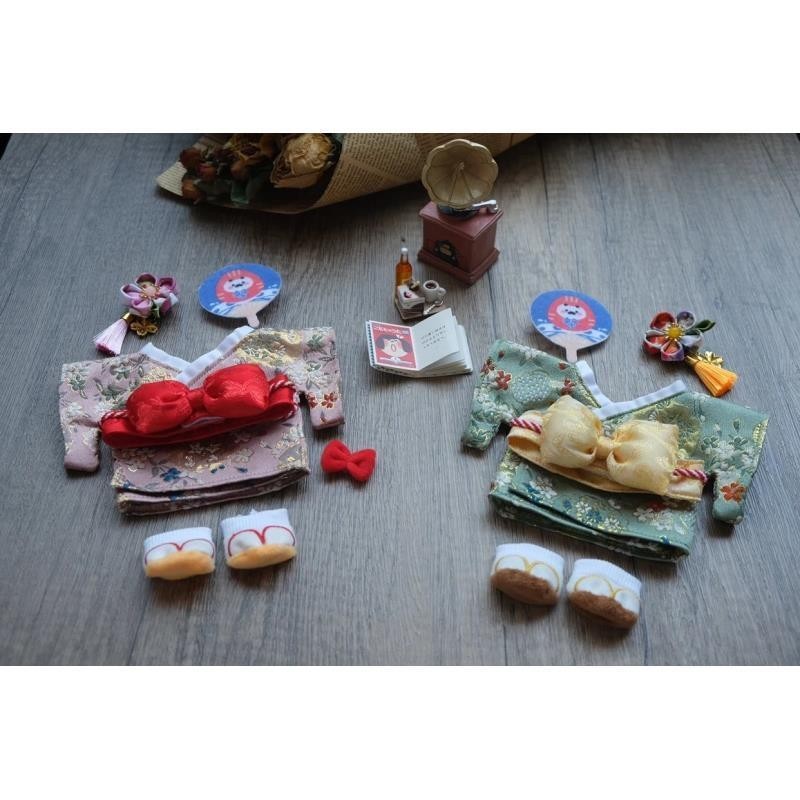 🧸軟fufu🧸『御衣桜/松月桜』20cm無屬性和服娃衣棉花娃娃