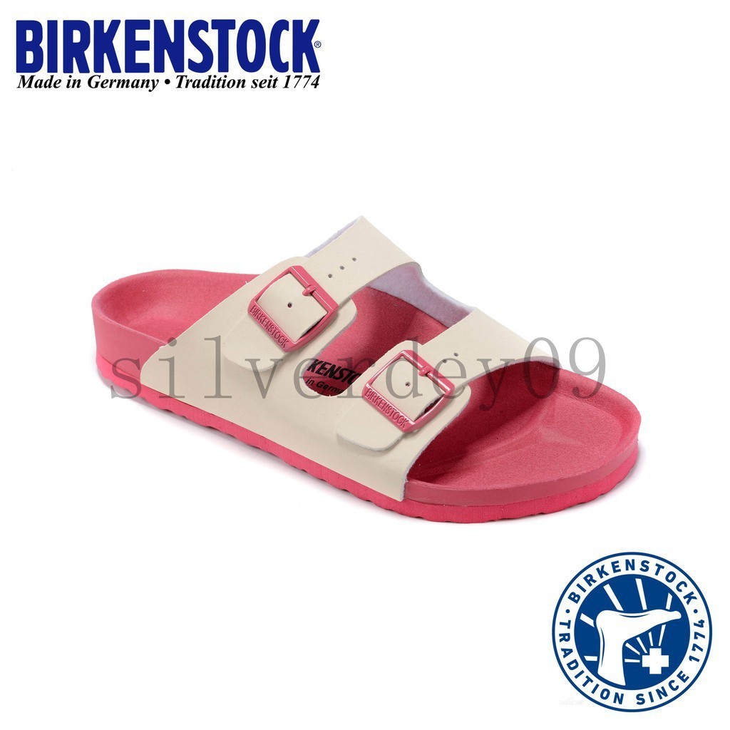 德國勃肯 Birkenstock 經典Arizona 女生勃肯拖鞋 二條拖鞋 - 粉色