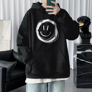 【HOT 本舖】男裝 M-5XL 青少年衛衣 新款 寬鬆潮流 百搭 連帽男外套 ins 港風 男生春秋情侶上衣