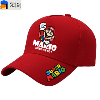 ✨萌貝貝🌈兒童鴨舌帽 國小遮陽帽 親子棒球帽【98%好評率】馬裡奧路易吉耀西卡通遊戲任天堂同款帽子週邊夏季男士遮陽棒球帽