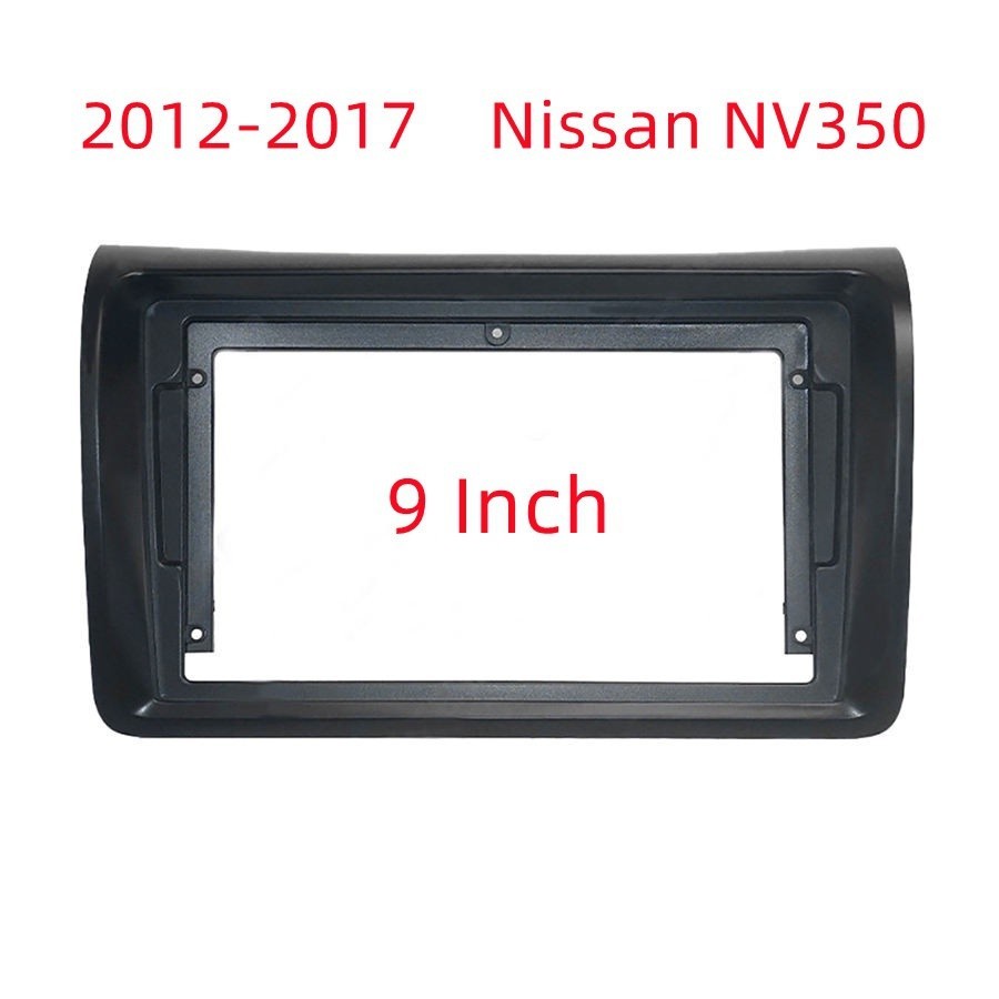 Nissan NV350 汽車收音機儀表板框架適配器 9 英寸大螢幕多媒體藍牙播放軟體導航 儀表板安裝面板框架套件