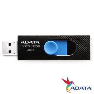威剛 UV320 32G USB3.1 隨身碟(黑藍)[大買家]