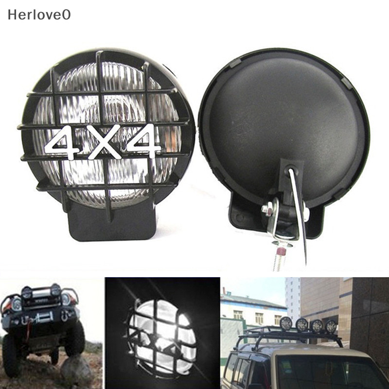 Herlove 1X 5.5" 4X4 圓形越野白色駕駛海恩 ATV 霧燈聚光燈 TW