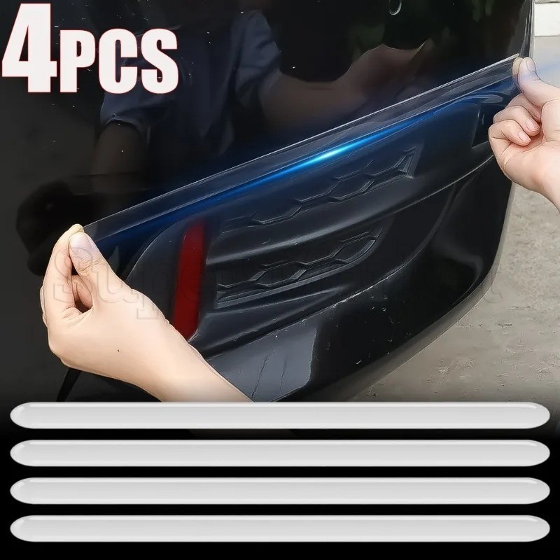[精選] 車門防撞條 - 加長防護防撞 - 透明 PU 膠 - 隱形保護器 - 防刮貼紙 - 用於汽車保險槓車門手腕
