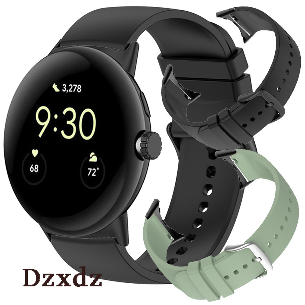 Google Pixel Watch 2 Watch2 智慧手錶 錶帶 硅膠 錶鏈 谷歌手錶2 硅膠錶帶 腕帶 休閒