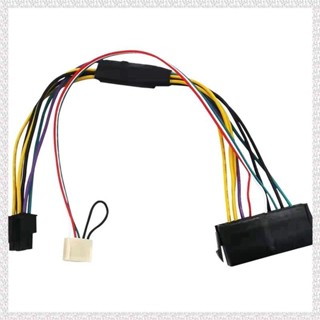 (U P Q E)ATX PSU 電源線 24P 轉 6P 公頭 Mini 6P 連接器適用於 HP ProDesk 6