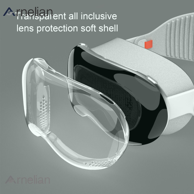 Arnelian VR耳機保護套透明TPU保護殼防刮防震套兼容Vision Pro