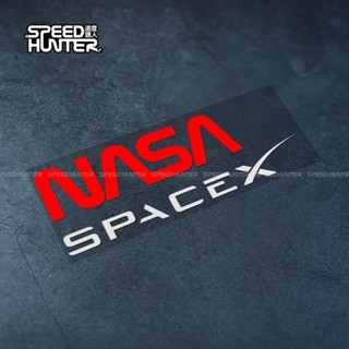 Nasa space x小logo貼紙汽車裝飾機車