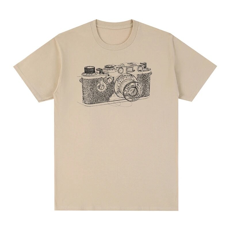 LEICA Ready STOCK XS-6XL 徠卡相機復古攝影時尚經典獨特T恤純棉男士T恤新款Tee XS S M