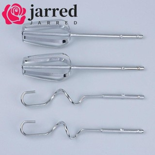 JARRED 電動打蛋器攪拌鉤,耐用防銹手持式打蛋器攪拌棒,經濟型不銹鋼銀色電動攪拌器更換零件起泡器攪拌器