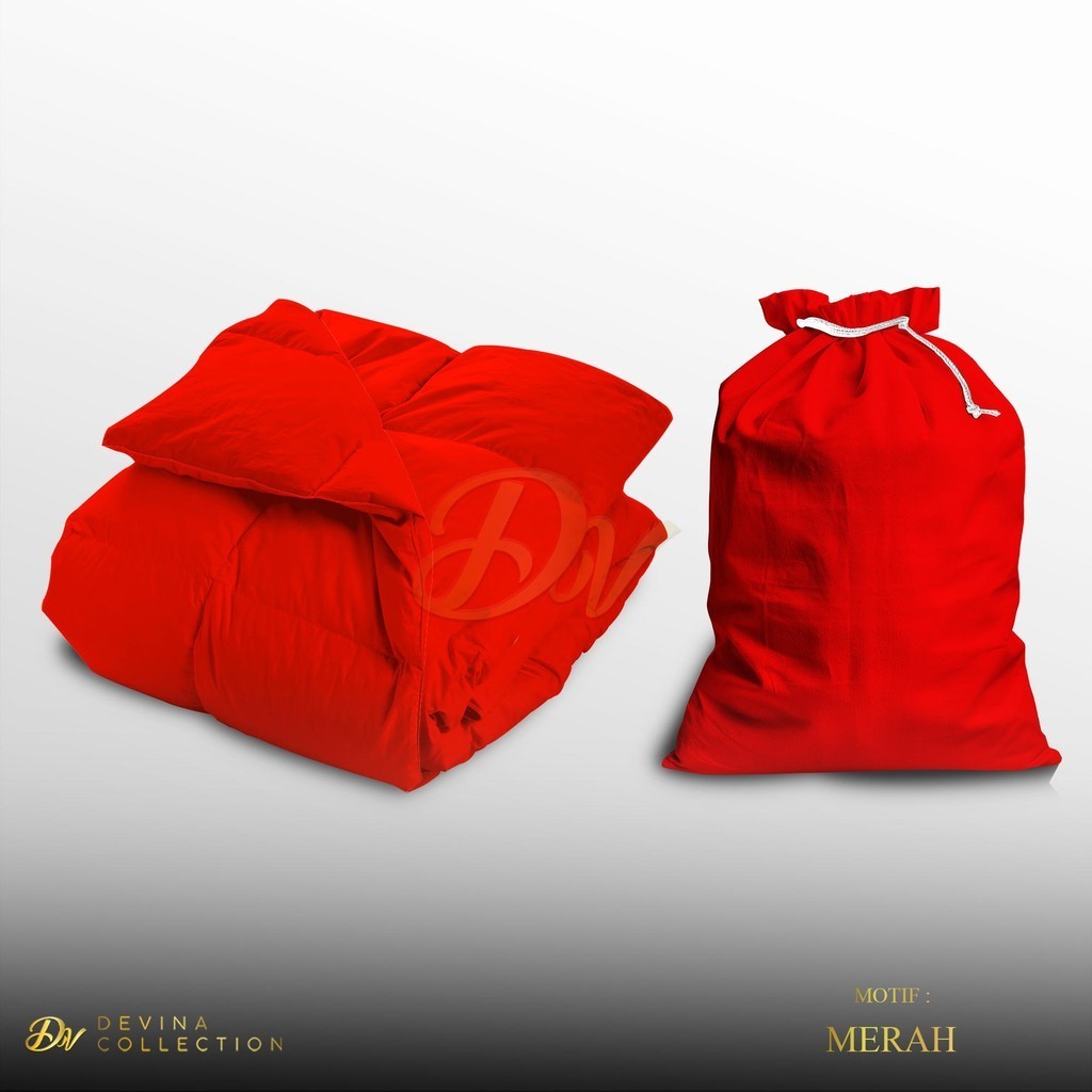 Merah KATUN 床罩僅免費 Tas 美學韓國棉 Polo 紅色鈕扣圍巾系列英國單人 120x200 女王 160