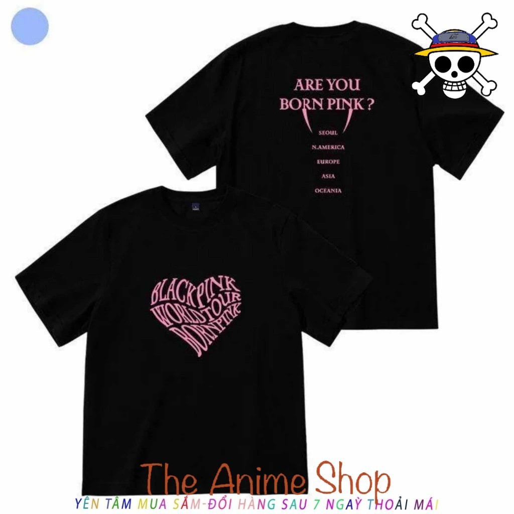 新款 blackpink 天生粉色襯衫 💟 💟 天生粉色世界巡迴演唱會襯衫 - blackpink T 恤全尺寸