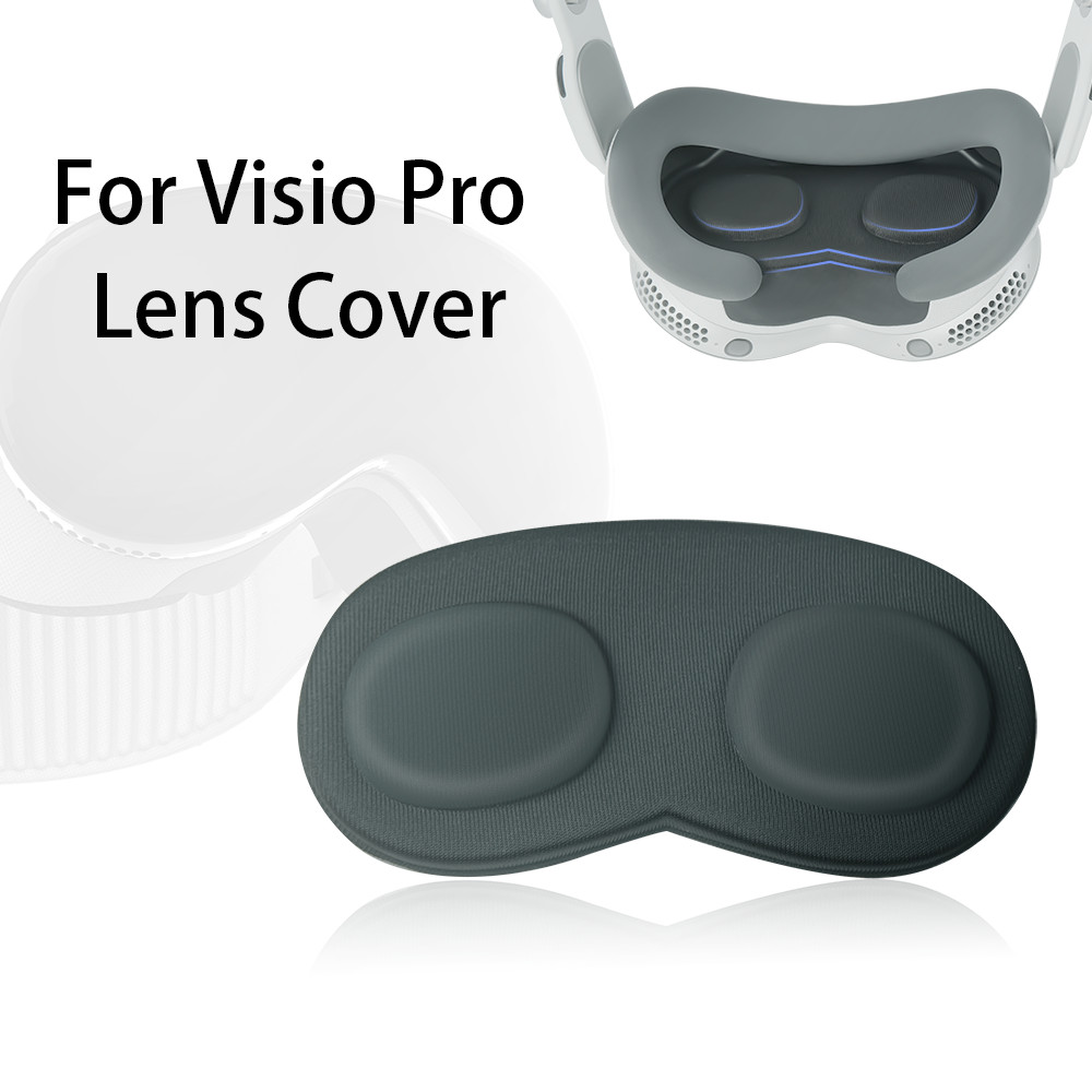 適用於 Vision Pro VR 鏡頭保護套舒適輕鬆拆卸鏡頭布鏡頭蓋兼容 Vision Pro Apple