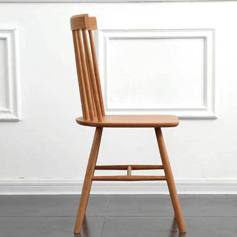 【廠家直銷✨免運】日式全實木櫻桃木溫莎椅 簡約現代餐廳傢具椅 白橡木黑胡桃木餐椅 現貨