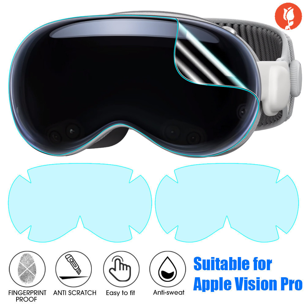 適用於 A-pple Vision Pro 前屏的防水高清相機鏡頭水凝膠膜 - 高品質防刮屏幕保護膜
