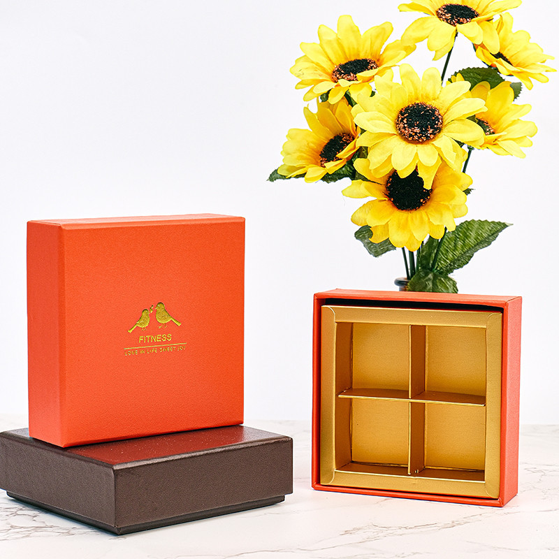 【現貨】【情人節包裝】情人節 熔岩4粒 紋巧克力包裝盒 空盒 禮盒子 雪花酥費列羅巧克力盒