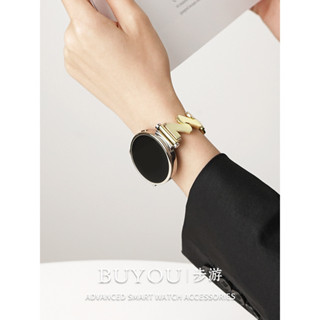 適用於小米 watch s1/s2/s1 active波浪金屬釦錶帶 高階時尚創意女款手錶帶 22MM錶帶