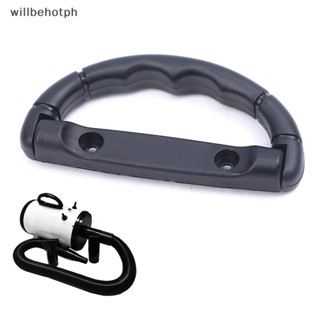 Willbehotph 拉式便攜氣囊握把創新黑色塑料寵物吹風機手柄防滑旋鈕盒更換配件全新