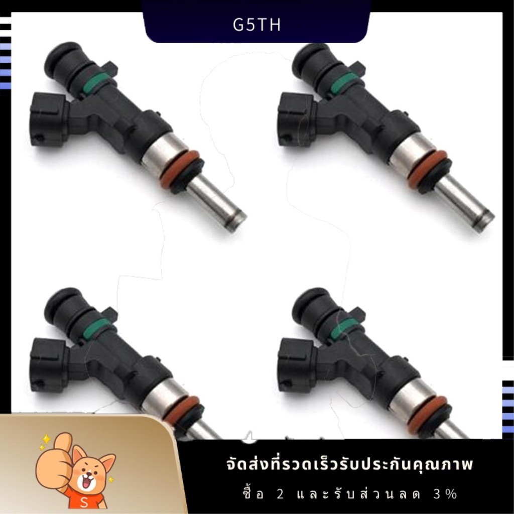 4pcs 適用於 March 1.6 16V 配件零件噴油嘴 0280158276 16600-3ac0a