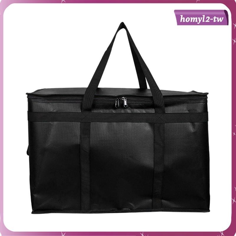 [HOMYLcbTW] 絕緣外送袋可重複使用成人雜貨手提袋工作戶外餐飲