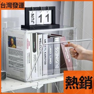 限時✨特價 專輯收納盒 防塵 加厚 透明 磁吸展示櫃 CD收藏盒 光碟黑膠收納 亞克力磁帶收納盒 玩偶公仔收納櫃