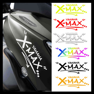山葉 適用於 YAMAHA XMAX X-MAX 摩托車貼紙前保險槓車身反光防水裝飾貼花配件