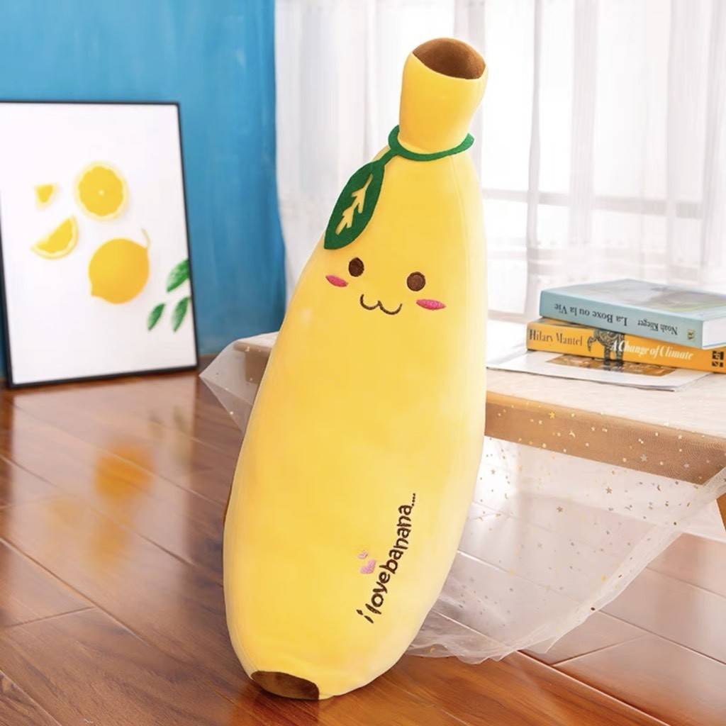 香蕉甜香蕉抱枕 80cm / 香蕉優質棉,柔軟光滑 Meeko