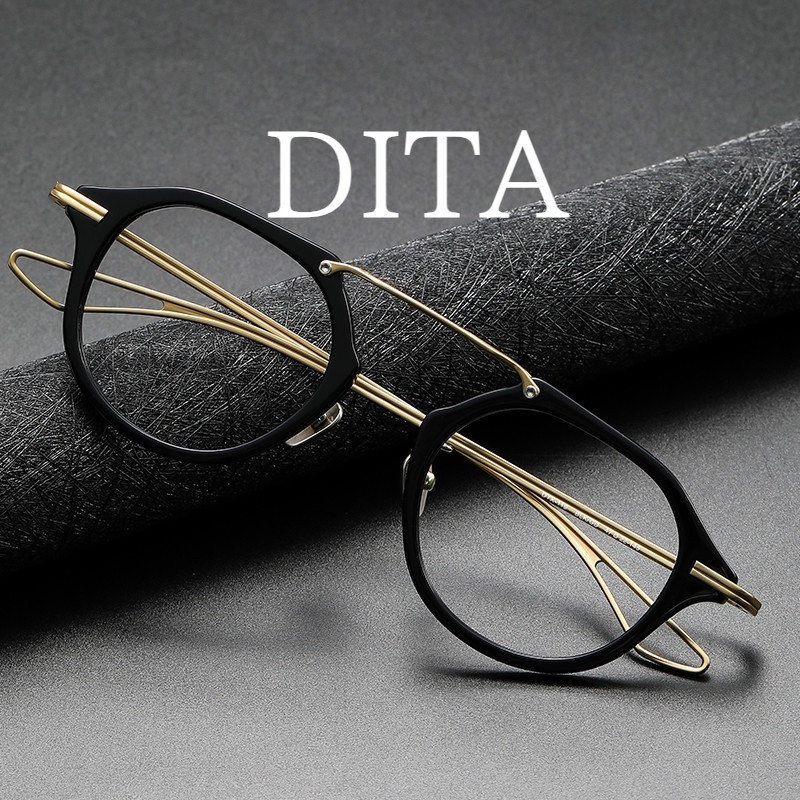 【Ti鈦眼鏡】純鈦鏡架 Dita不規則眼鏡框 DTX119歐美設計師手工眼鏡 板材眼鏡 可配近視眼鏡 個性眼鏡架