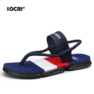 SOCRS 夏季男士涼鞋防滑沙灘涼鞋透氣厚底高品質