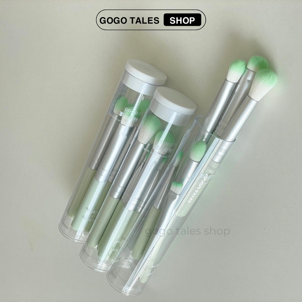 6 件套 Gogo tales GT563 迷你眼部化妝刷專用於正品 gogotales 超柔軟刷頭