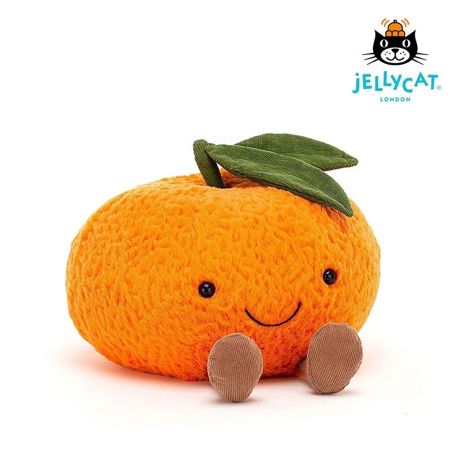 Jellycat趣味桔子玩偶/ 15cm eslite誠品