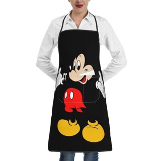 米奇男女防水廚房圍裙烹飪餐廳圍裙