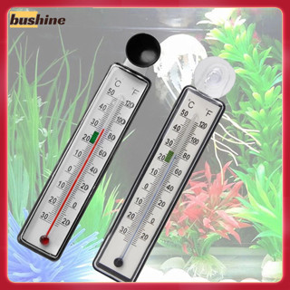 Bushine 魚缸溫度計防水吸盤防撞水溫錶帶清晰刻度(隨機
