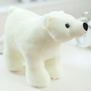 TW7V 跨境北極熊公仔毛絨玩具可愛布娃娃兒童玩偶活動禮品批發創意白熊