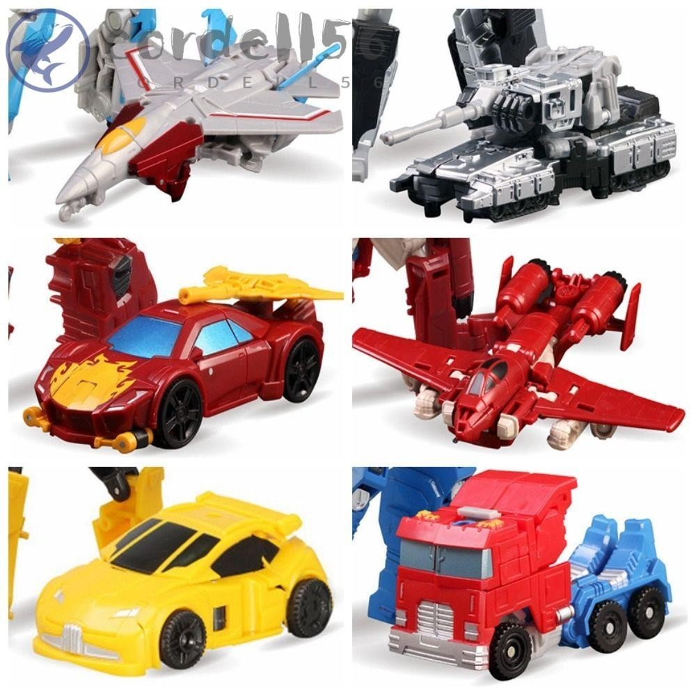 Cordell 變形機器人汽車模型,玩具公仔卡通 Prime 機器人汽車模型,娃娃玩具變形金剛塑料經典大黃蜂機器人汽車模