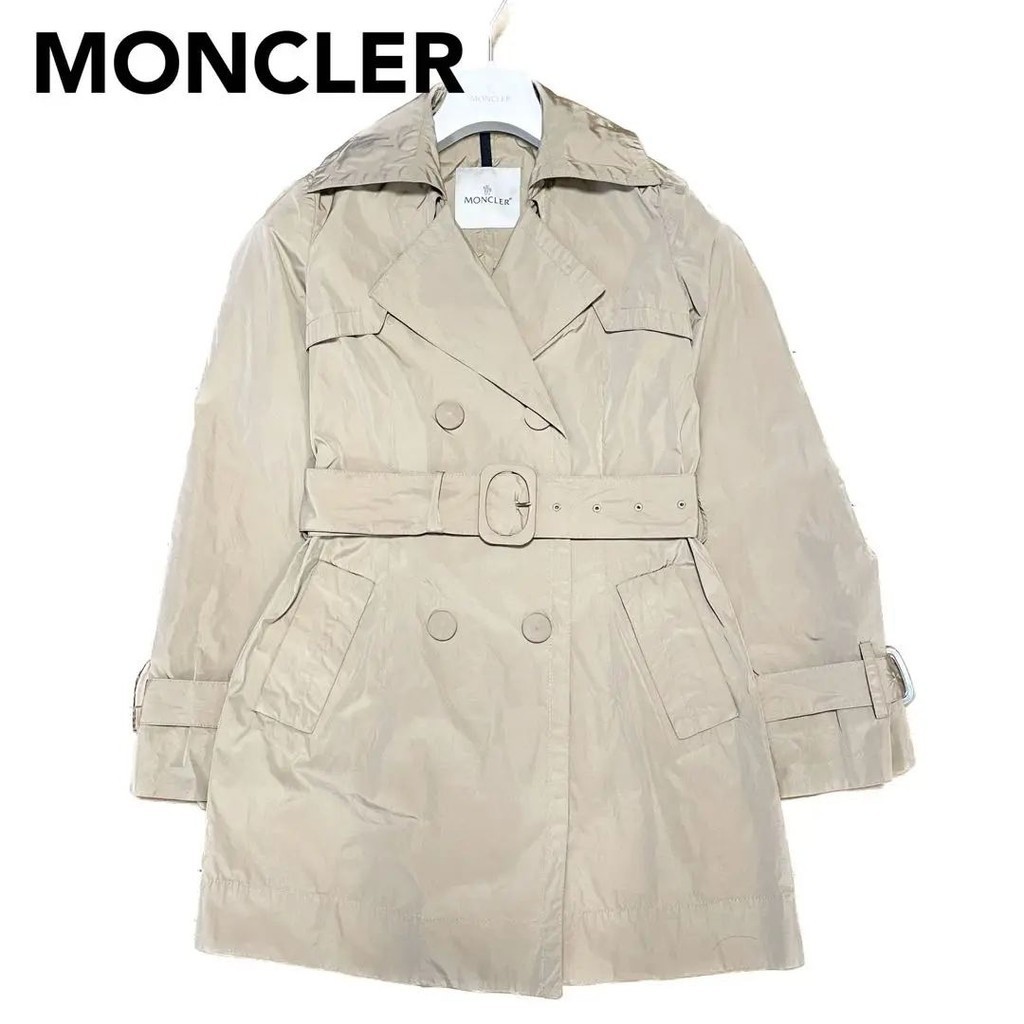 Moncler 盟可睞 外套 長版風衣 大衣 尼龍 日本直送 二手