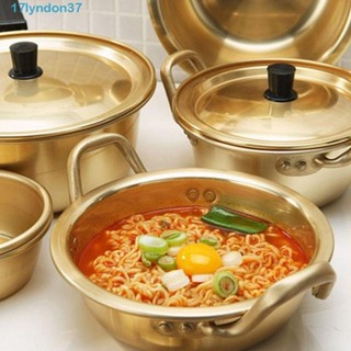 LYNDONB拉麵鍋麵條牛奶雞蛋湯早餐鋁金的快速地韓國人湯鍋