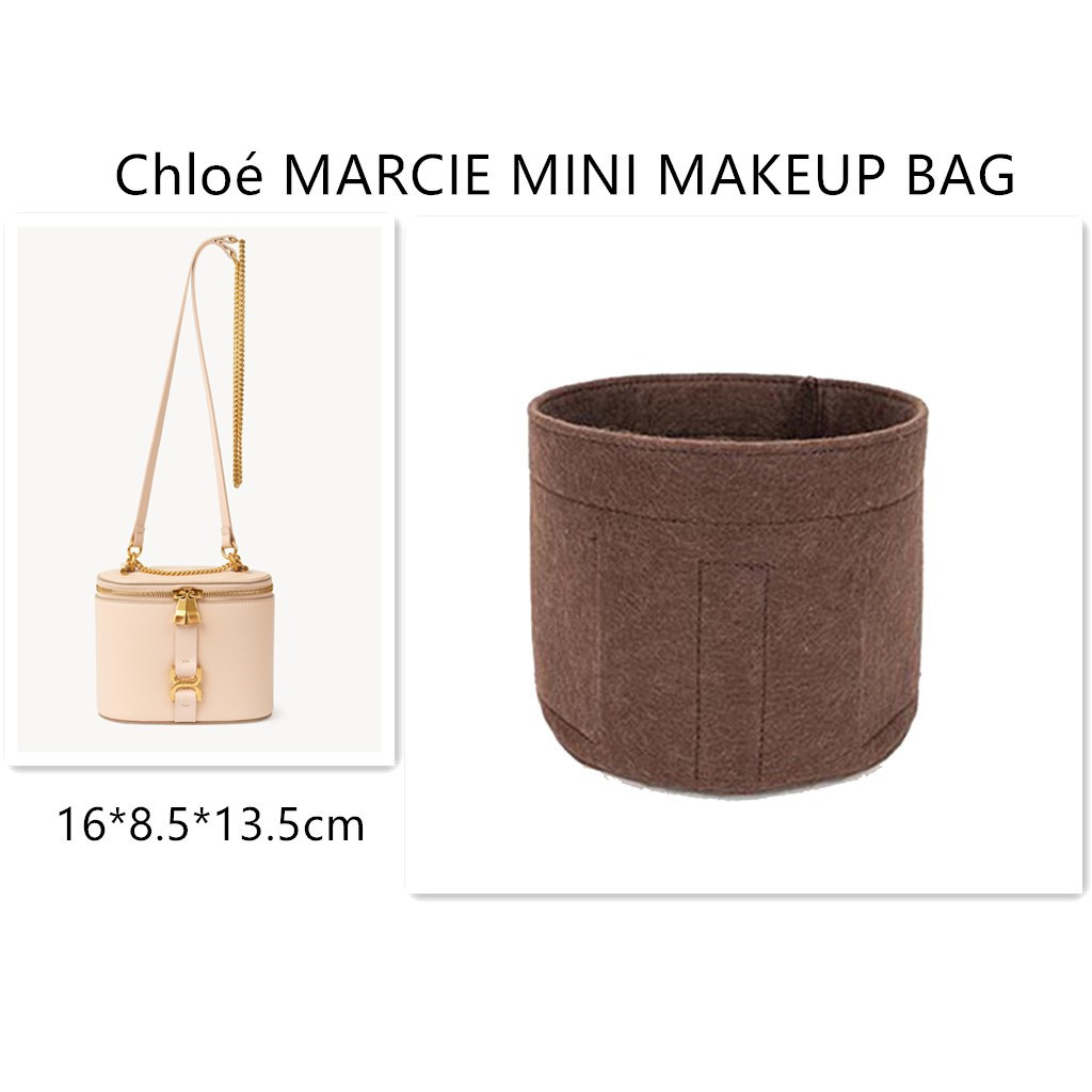 Marcie MINI MAKEUP Bag 配件插入毛氈收納袋收納袋手提包內襯內袋 ND308