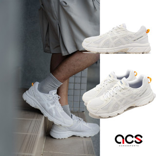 亞瑟士 高品質 Asics 慢跑鞋 GEL-Venture 6 白色橙色藍色休閒男士女士 ACS 1203A297100