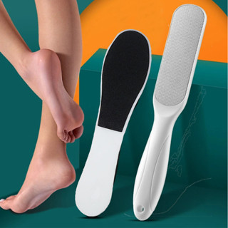 雙面 Pedicura Tools 腳跟刮痕銼神器去角質老繭刷不銹鋼磨腳器