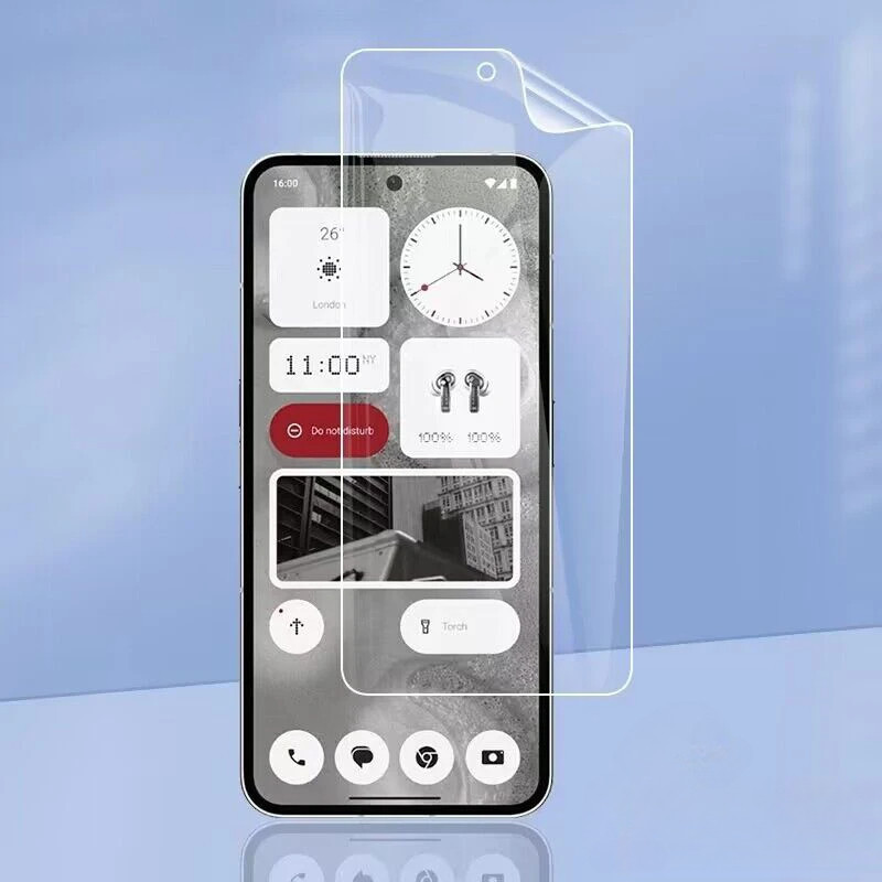 適用於 Nothing Phone 2 Phone 2A 的水凝膠膜 1 軟保護屏幕保護膜