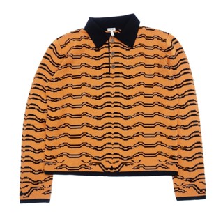 LOEWE 羅威 TIGER Orange毛衣 針織上衣男用 橘色 日本直送 二手