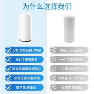 [快速出貨]長虹CLT-006凈水器濾芯水龍頭過濾器陶瓷過濾芯家用直飲水濾水器