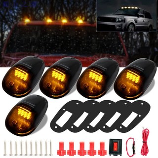 適用皮卡車頂鼠標燈Cab Marker Roof9LED Light F150道奇RAM車燈