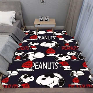 Peanuts 大號史努比卡通地墊客廳沙發可愛兒童地毯地毯房間裝飾 q39