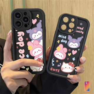 外殼可愛 Kuromi Hello Kitty 保護套兼容 IPhone 14 15 Plus 6 7 6S 8 13