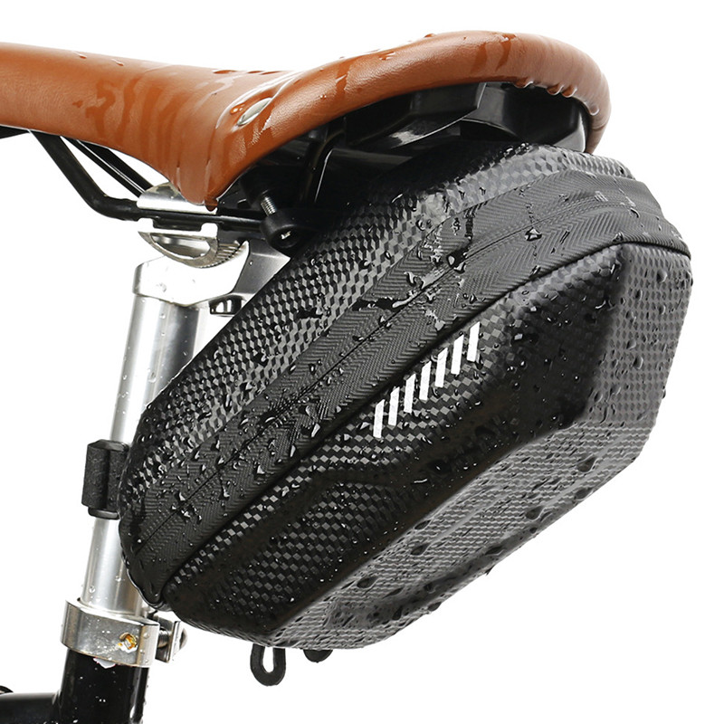 Moneyc 腳踏車包碳紋後尾包 山地車大容量硬殼鞍座包 車座尾包騎行裝備