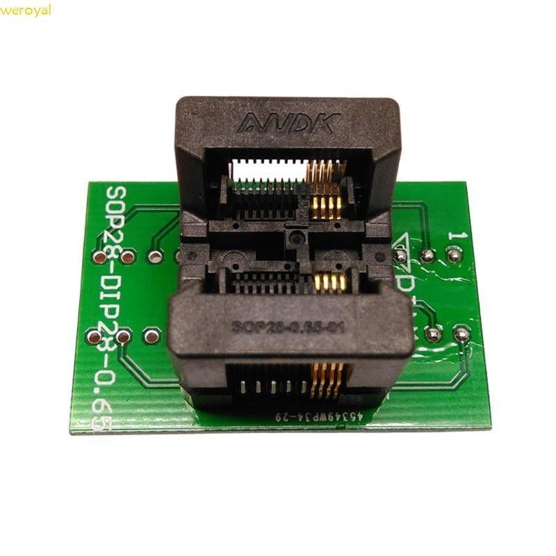 Weroyal SSOP8 TSSOP8 編程器適配器插座 TSSOP TO DIP 轉換器芯片測試調試插座 IC 適用