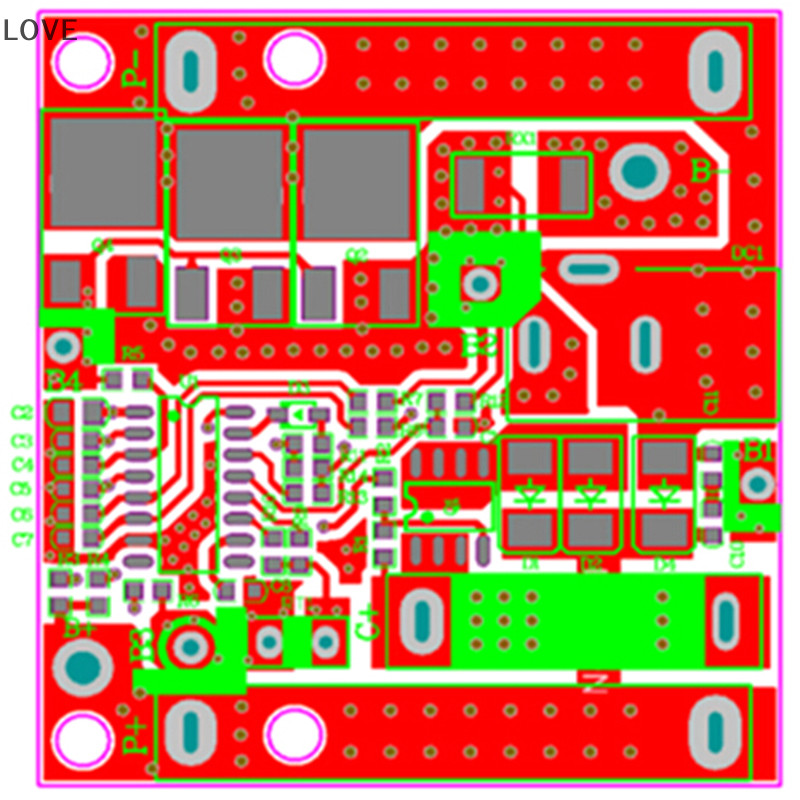 【JJCW】5S 18v 21V 20A 充電保護板保護電路板 QQW