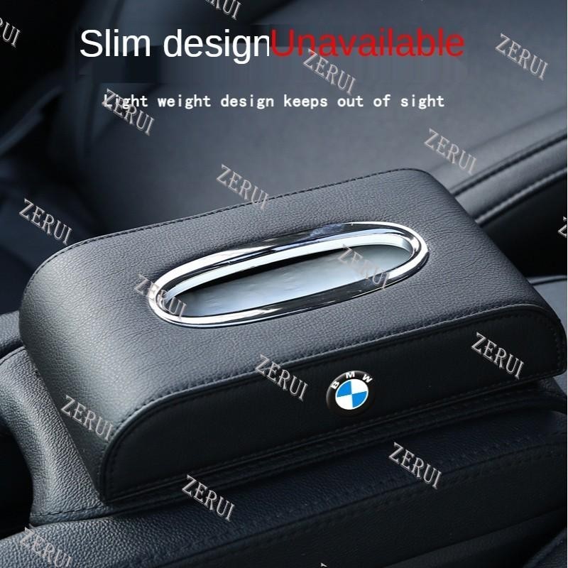 BMW Zr 適用於寶馬高級真皮汽車紙巾盒適用於寶馬 F30 F20 F10 E34 E46 E60 E90 E36 X